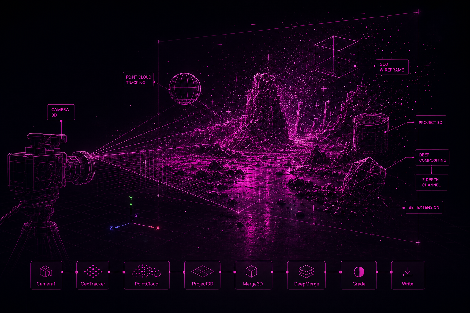 Composición 3D Avanzada en Nuke